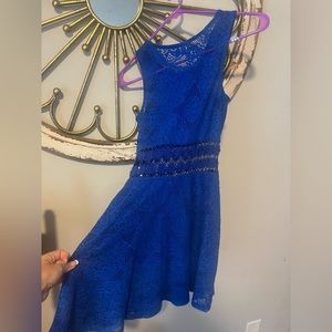 Blue sun dress